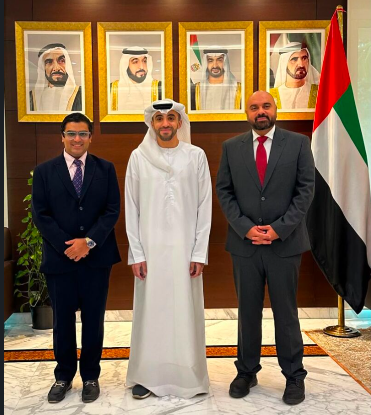 Nangia Advisors and Muruna Group leadership at the MOU signing, UAE Embassy, Abu Dhabi